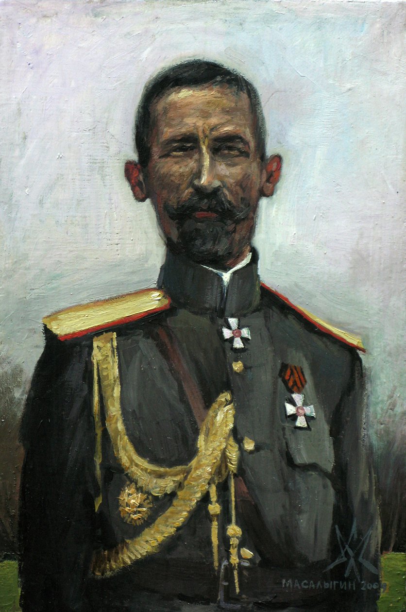 Lavr Georgievich Kornilov, 2009 alkotó: Sergey Lvovich Masalygin