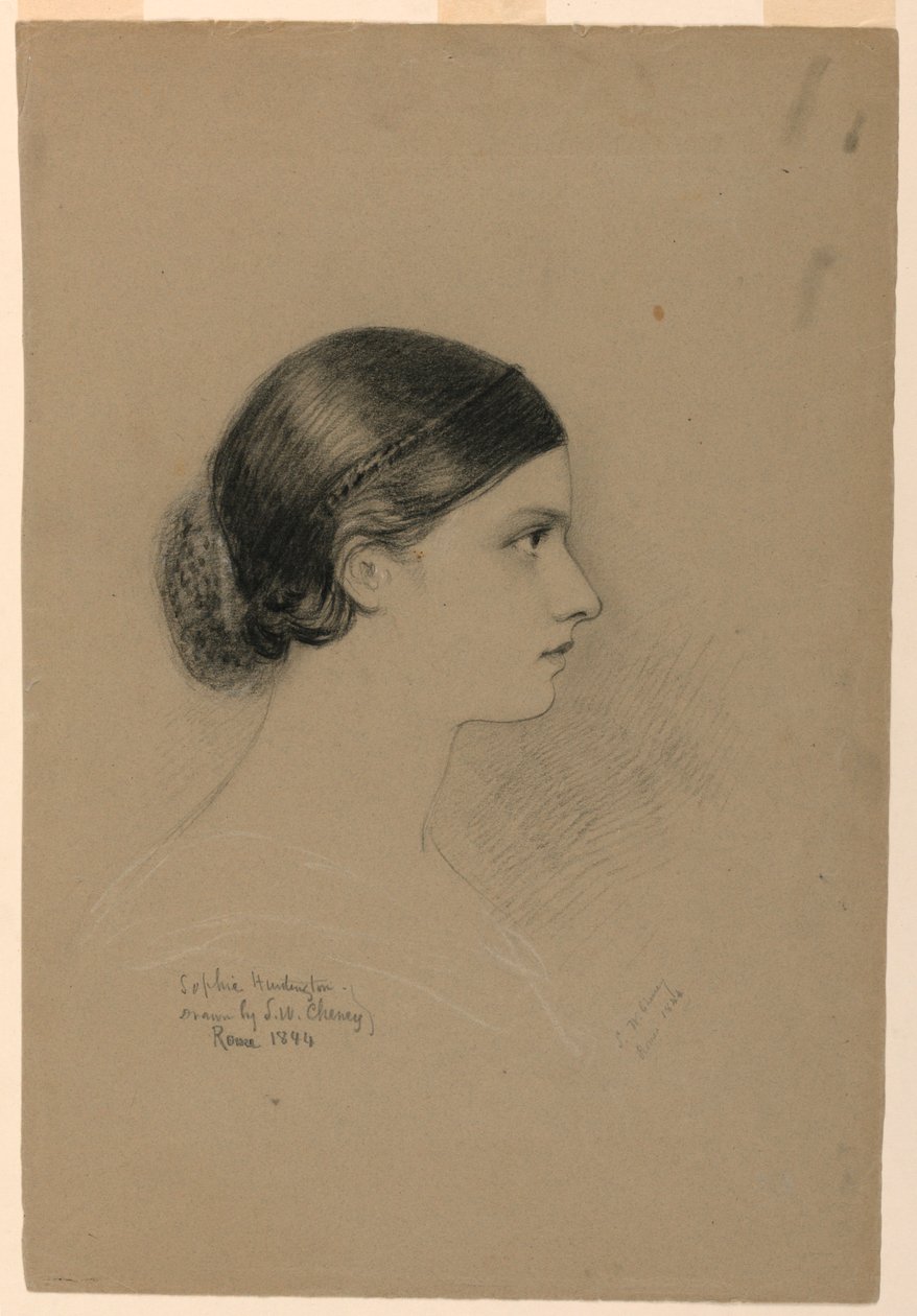 Sophie Huntington arcképe alkotó: Seth Wells Cheney