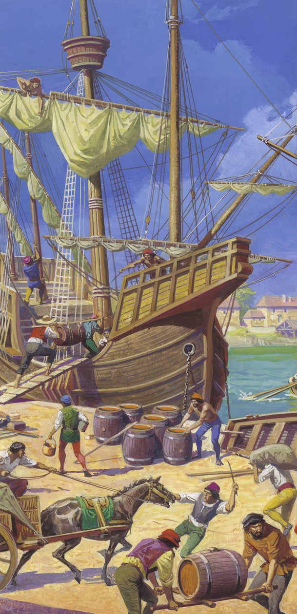 Ferdinand Magellán flottája alkotó: Severino Baraldi
