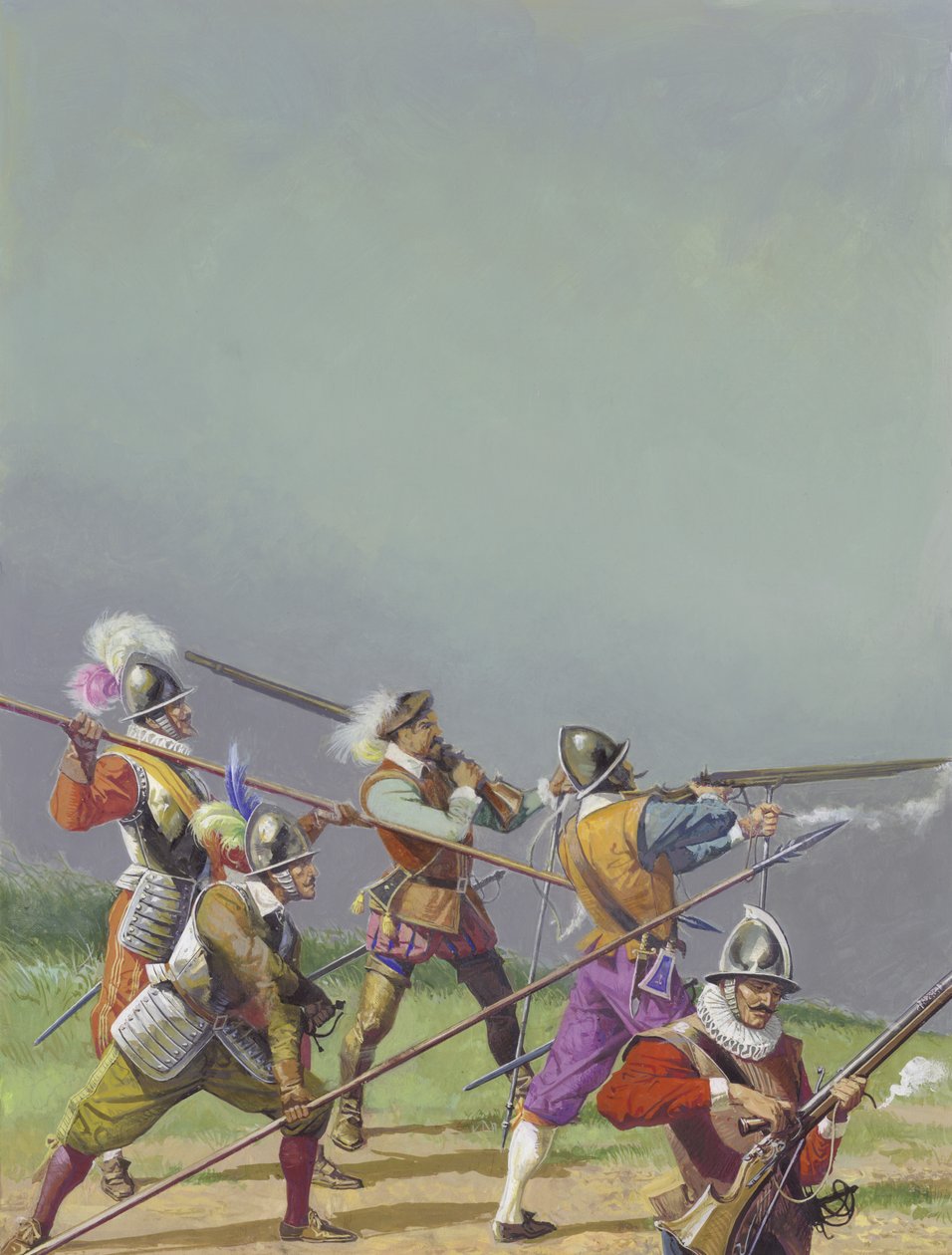 Gyalogosok alkotó: Severino Baraldi