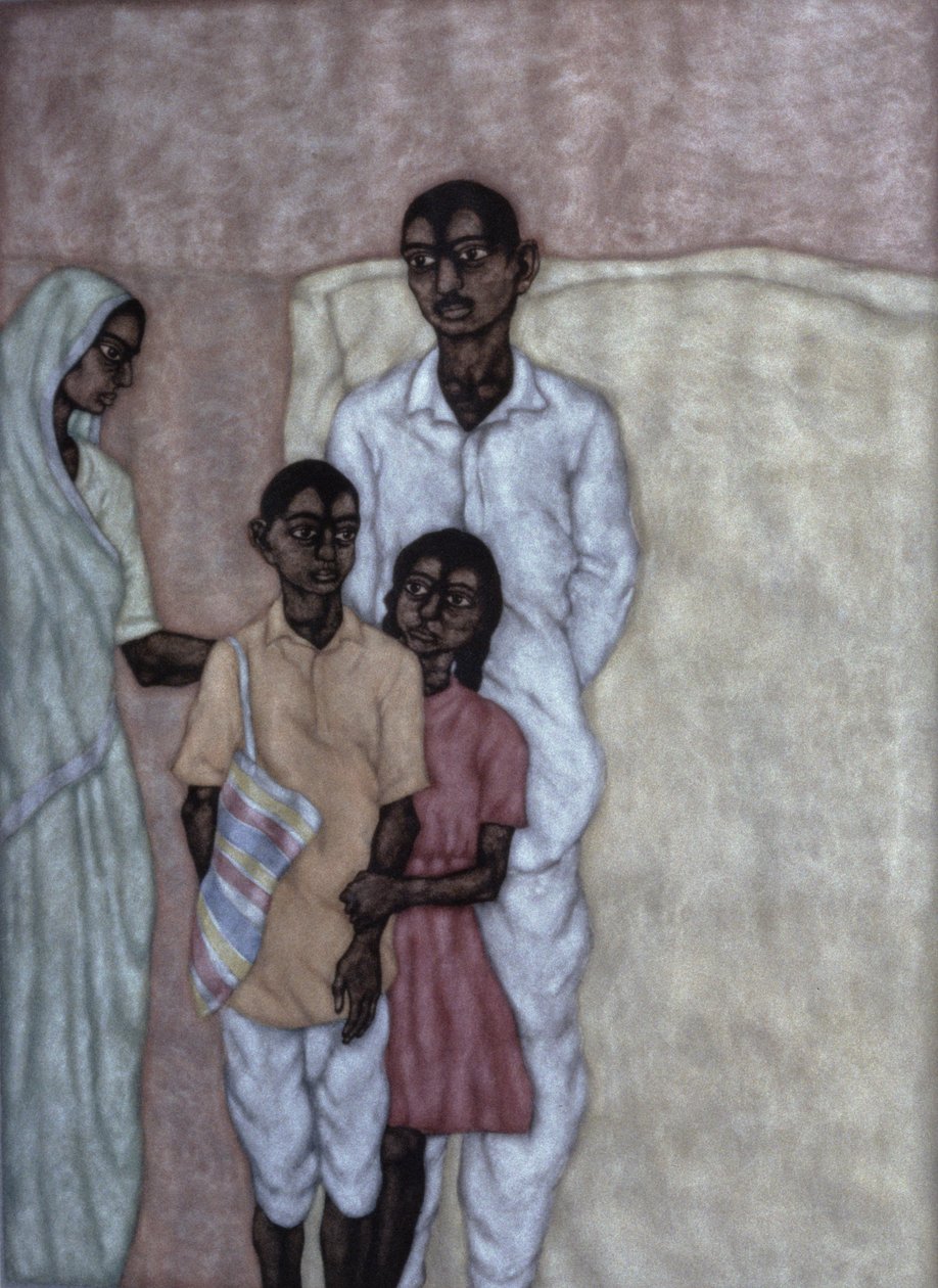 Első nap, 1984 (wc papíron) alkotó: Shanti Panchal