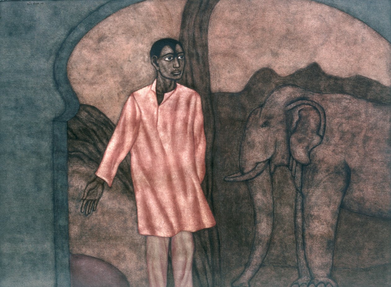 Útmutató, 1997 (wc papíron) alkotó: Shanti Panchal