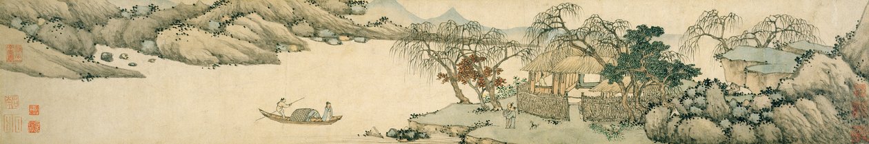 Meghívás a visszahúzódásra Chaisangban alkotó: Shen Zhou