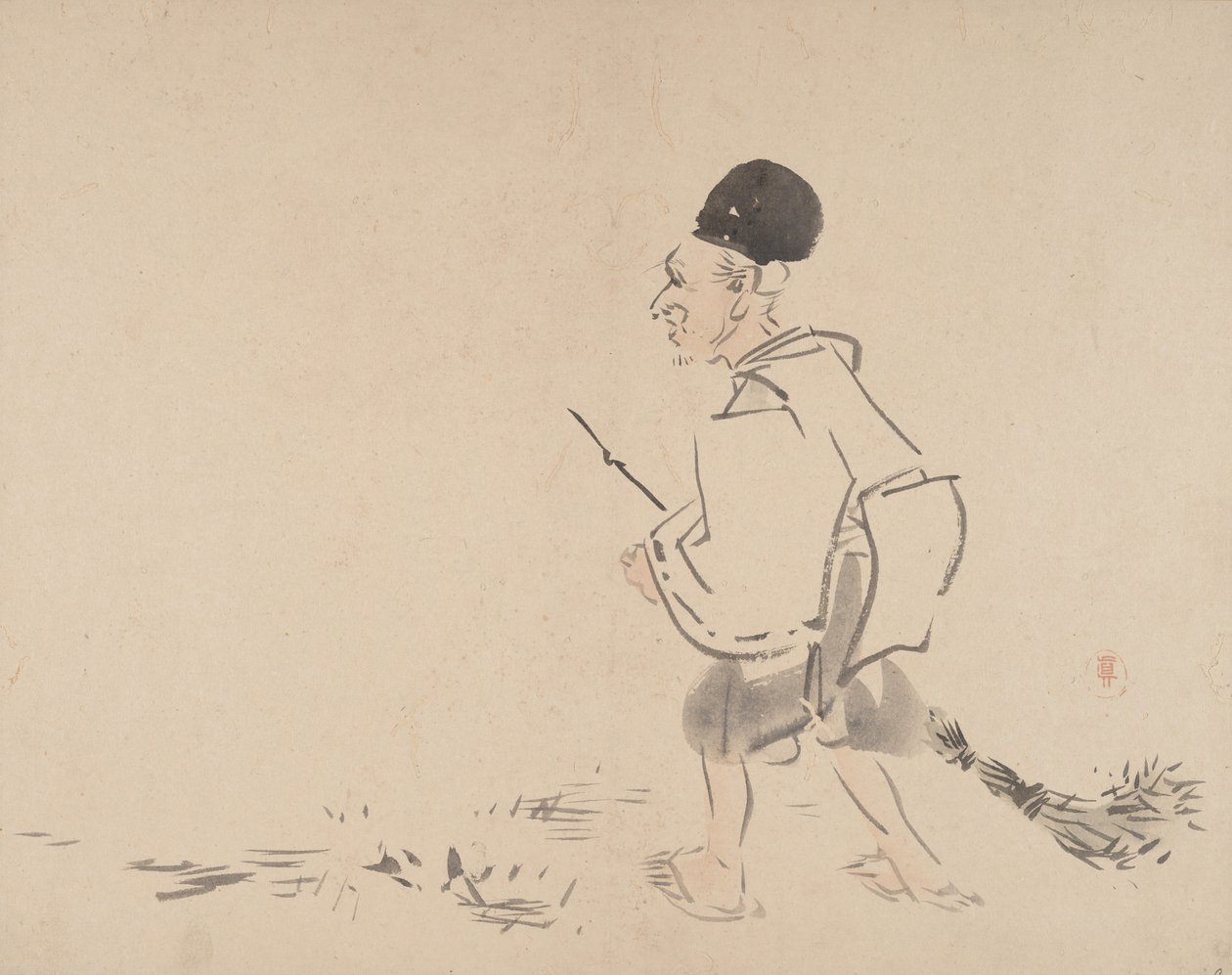 Festészet, 19. század. alkotó: Shibata Zeshin