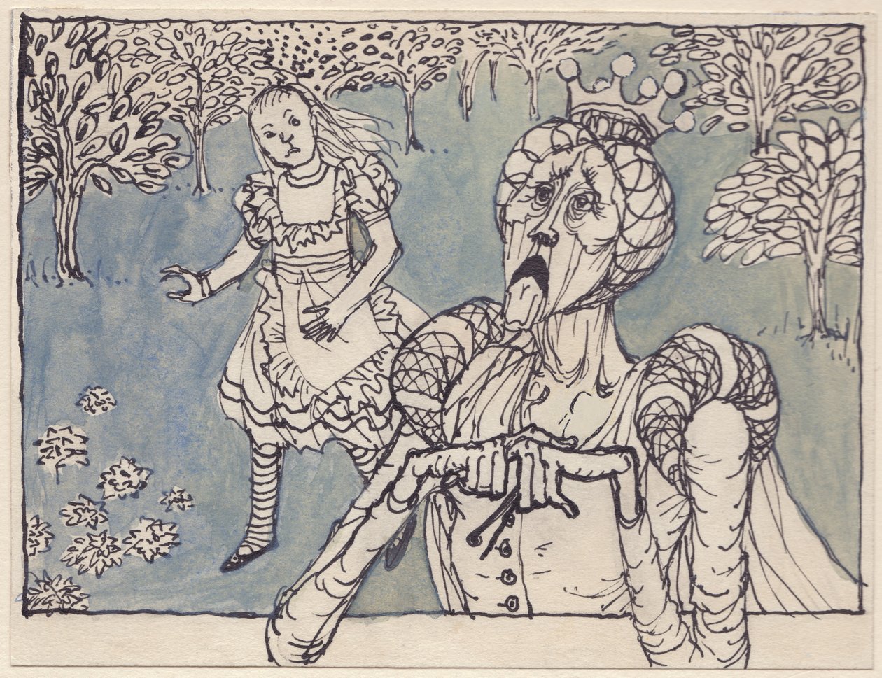 Alice és a fehér királynő, 1953. alkotó: Shirley Markham
