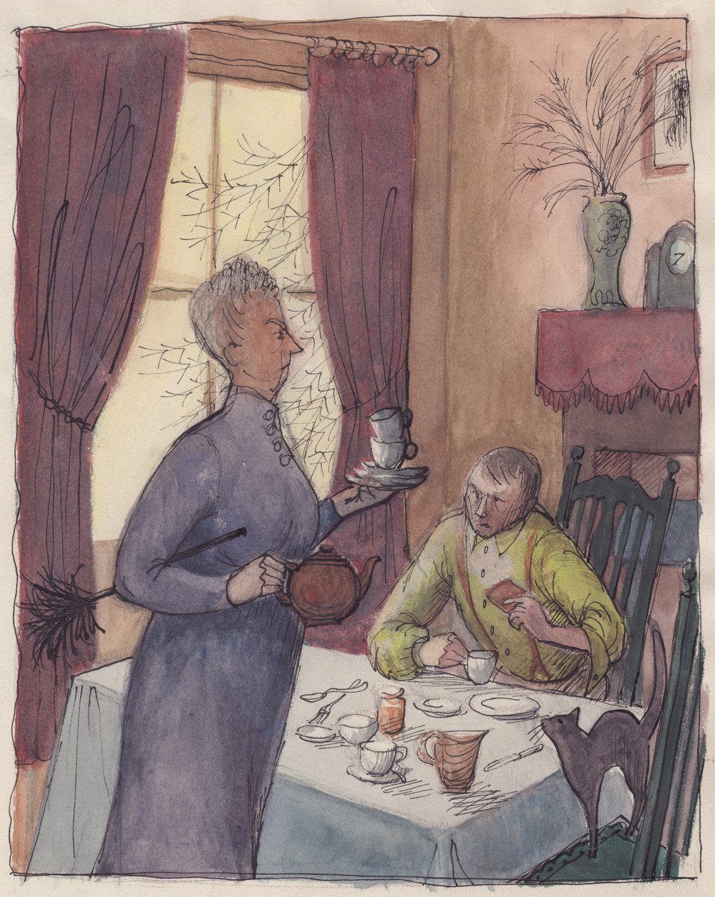 Panziós háziasszony, 1952. alkotó: Shirley Markham