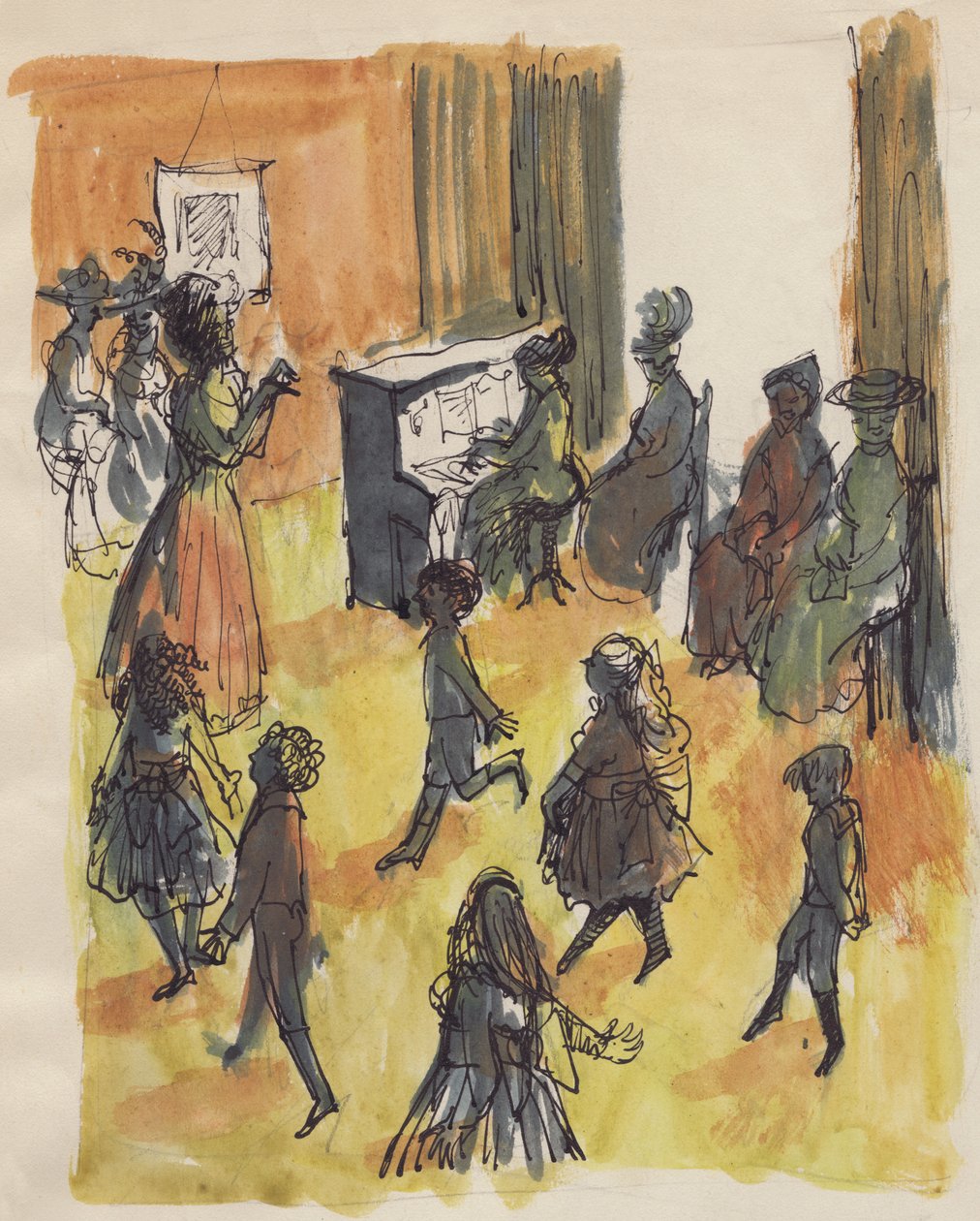 Tánctanfolyam, 1950. alkotó: Shirley Markham