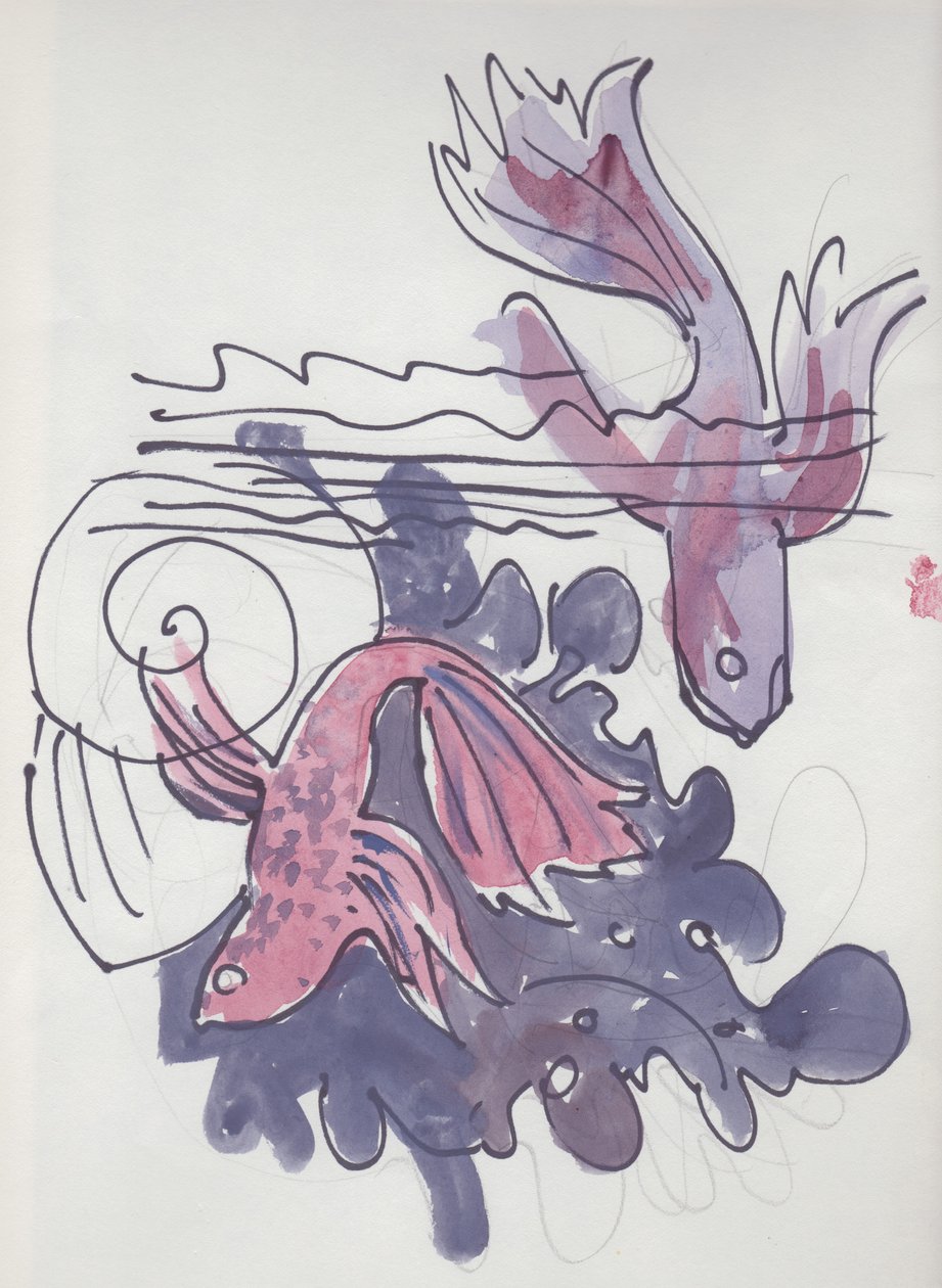 Haltanulmány, 1970. alkotó: Shirley Markham