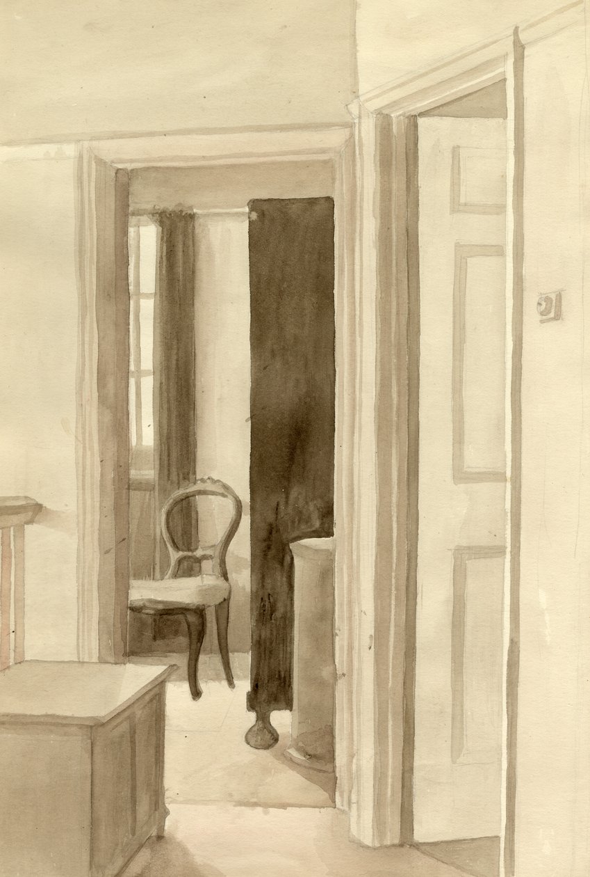Belső székkel, c1950. alkotó: Shirley Markham