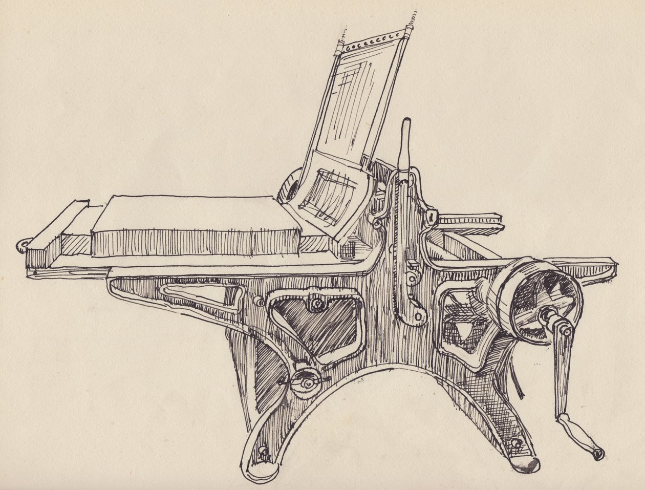 "Litho-press", 1951. alkotó: Shirley Markham