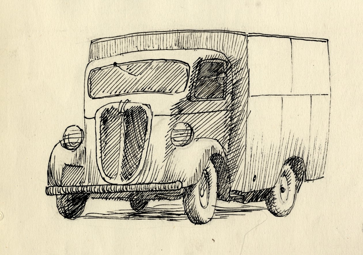 Teherautó, 1951. alkotó: Shirley Markham