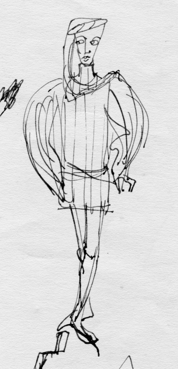 Minstrel, 1950. alkotó: Shirley Markham
