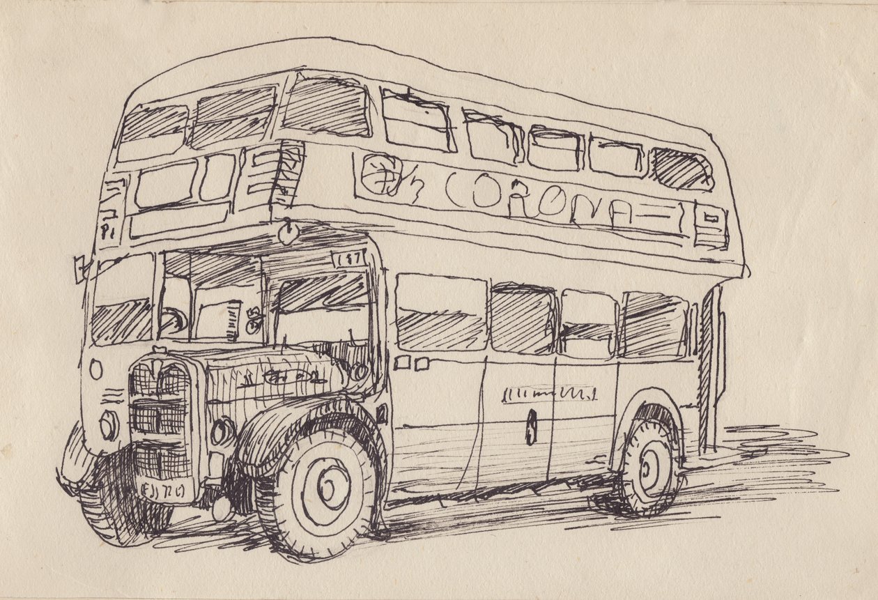 Routemaster busz, 1951. alkotó: Shirley Markham