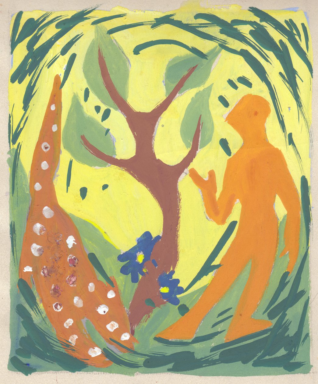 Tavaszi tanulmány, 1950. alkotó: Shirley Markham