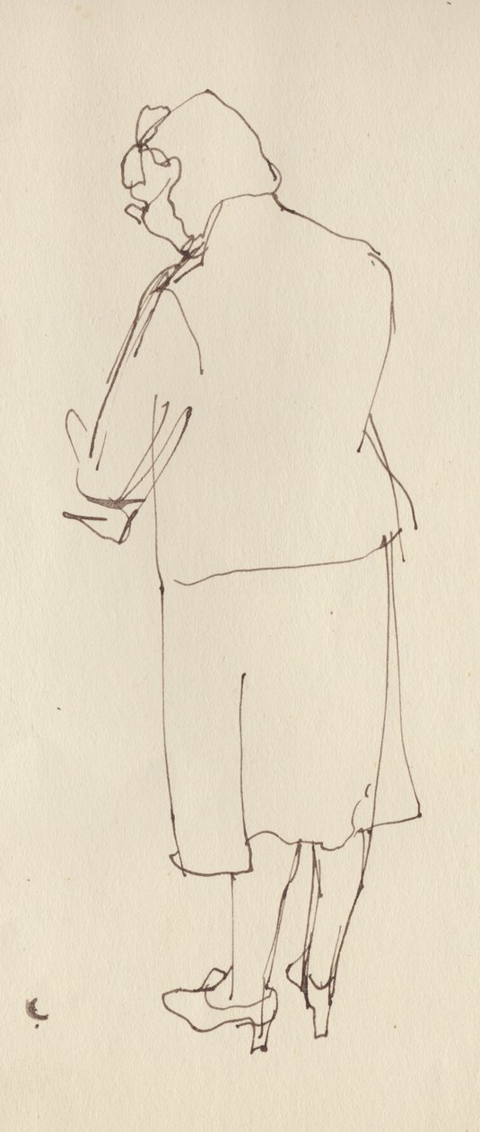 Nő hátulról, 1950. alkotó: Shirley Markham
