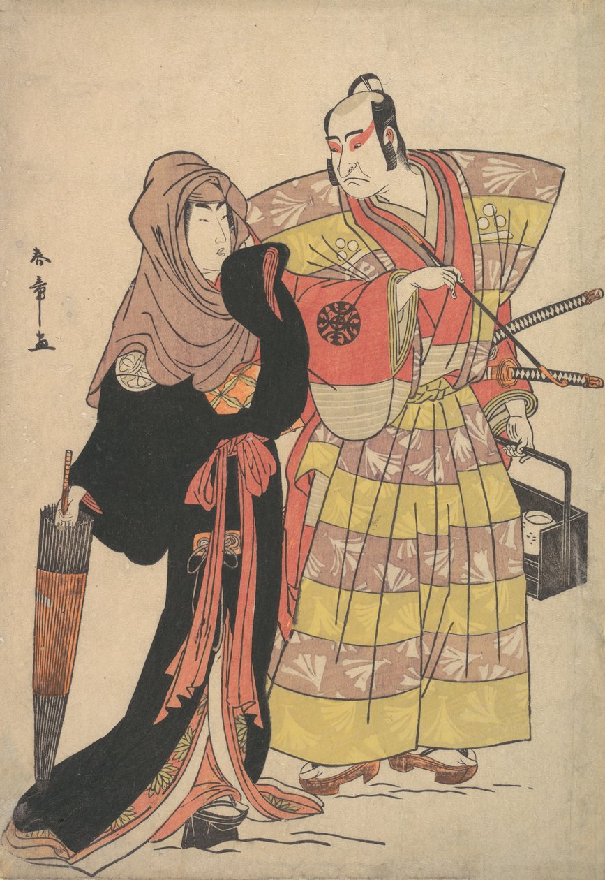 Jelenet egy drámából, kb. 1778. alkotó: Shunsho