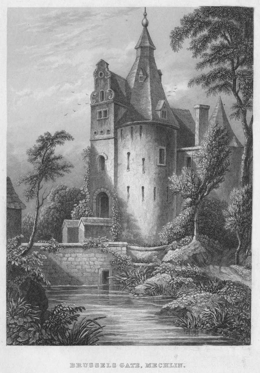 Brüsszeli kapu, Mechlen, 1850 alkotó: Shury and Son