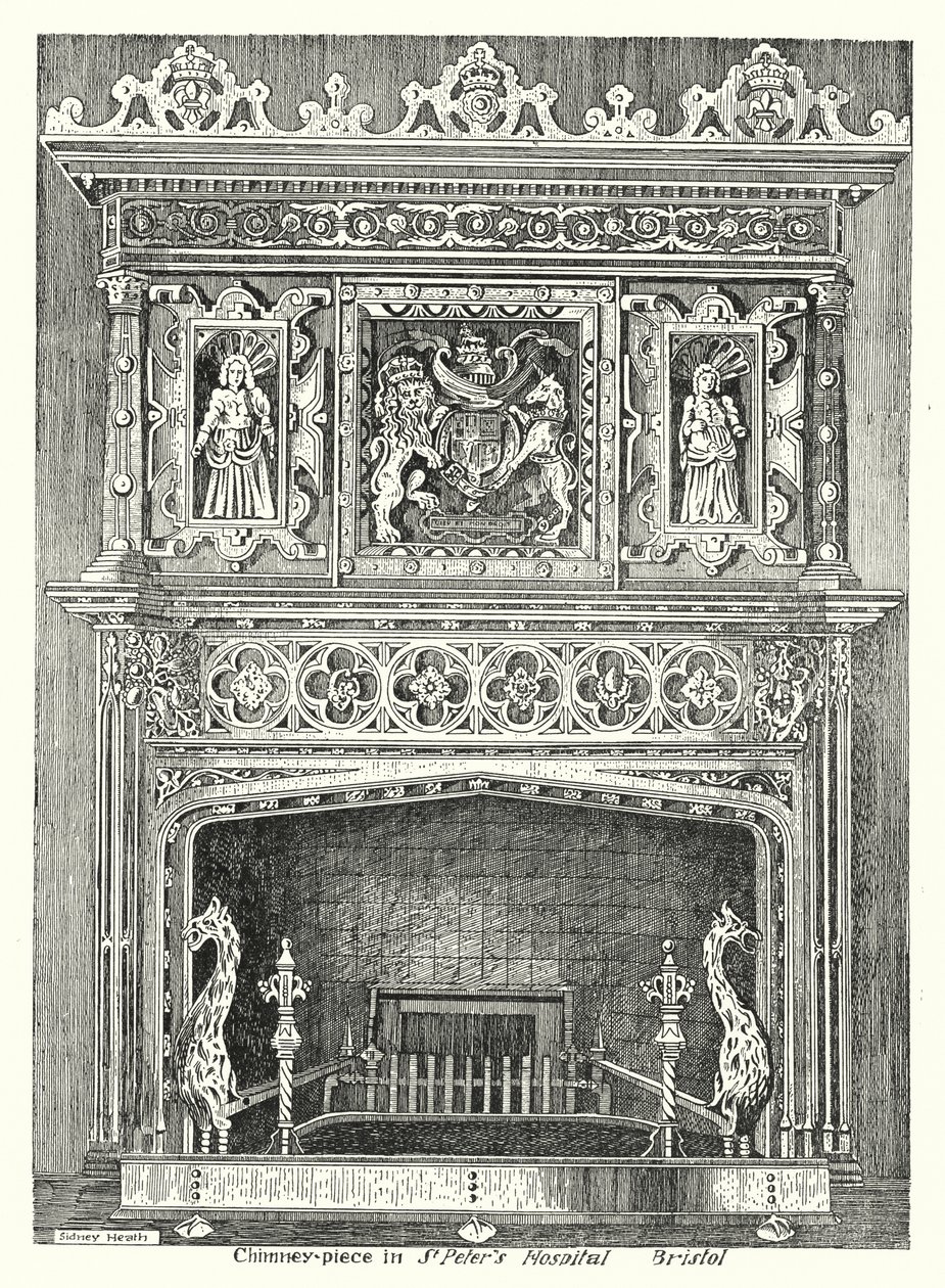 Kéménydarab a Bristol-i Szent Péter Kórházban (metszet) alkotó: Sidney Heath