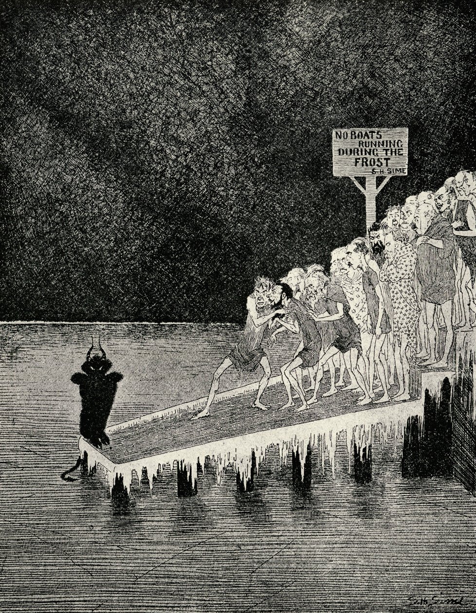 A Styx bankjai alkotó: Sidney Herbert Sime