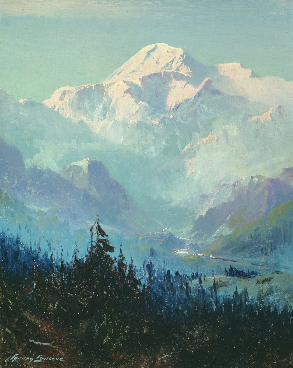 Mount McKinley (olaj, vászon) alkotó: Sidney Laurence