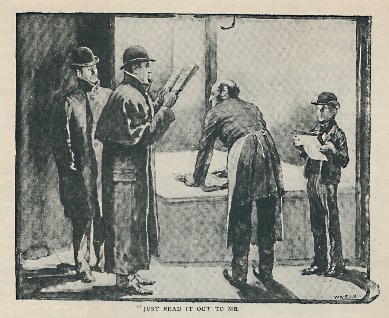 Csak olvasd fel nekem, 1892 alkotó: Sidney Paget