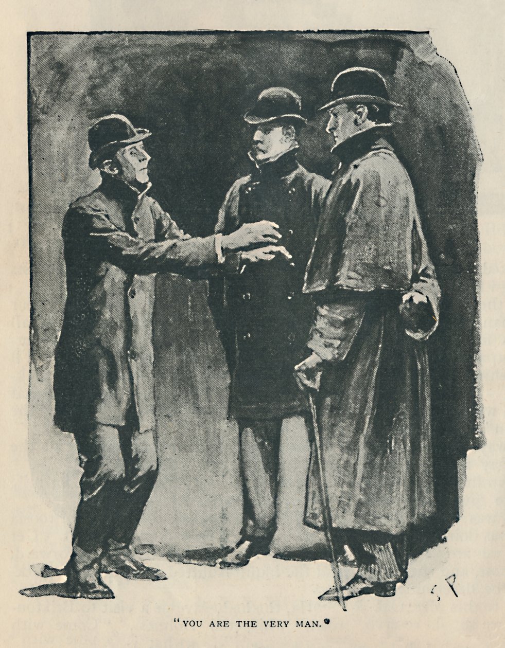Te vagy az igazi ember, 1892 alkotó: Sidney Paget
