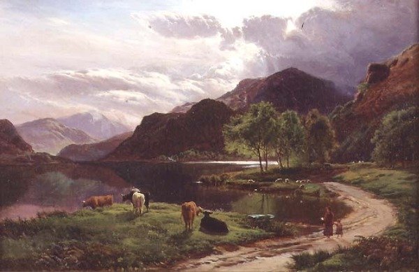 Este (olaj, vászon) alkotó: Sidney Richard Percy