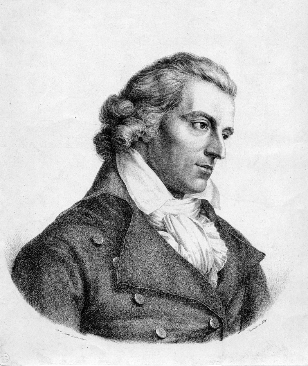 vésett portré alkotó: Siegfried Detlev Bendixen d Simoneau»