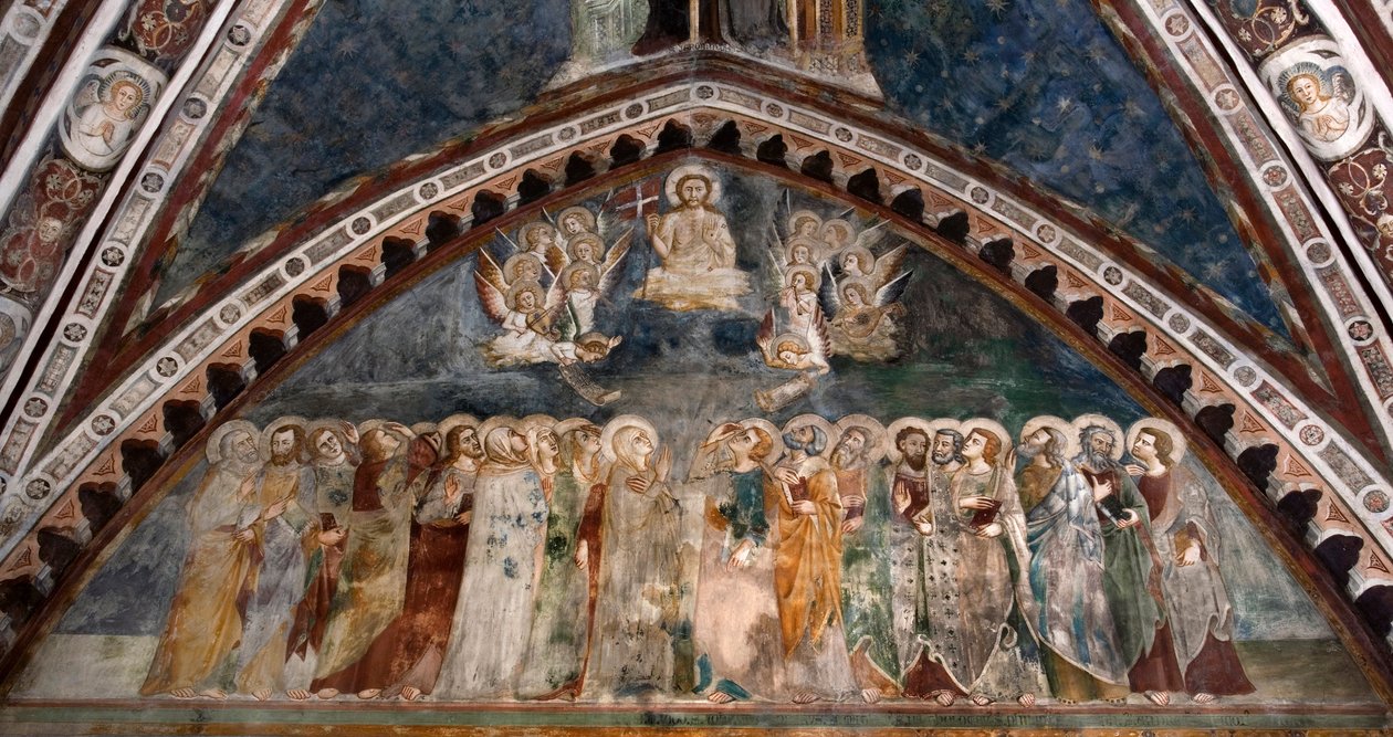 Krisztus a dicsőségben alkotó: Sienese School