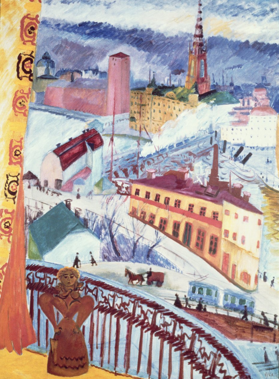 Slussen kilátása alkotó: Sigrid Hjerten