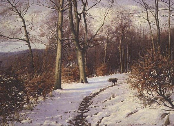 Hazafelé (megh. 1925) alkotó: Sigvard Hansen