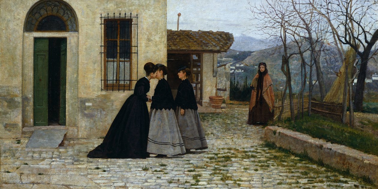 A látogatás alkotó: Silvestro Lega