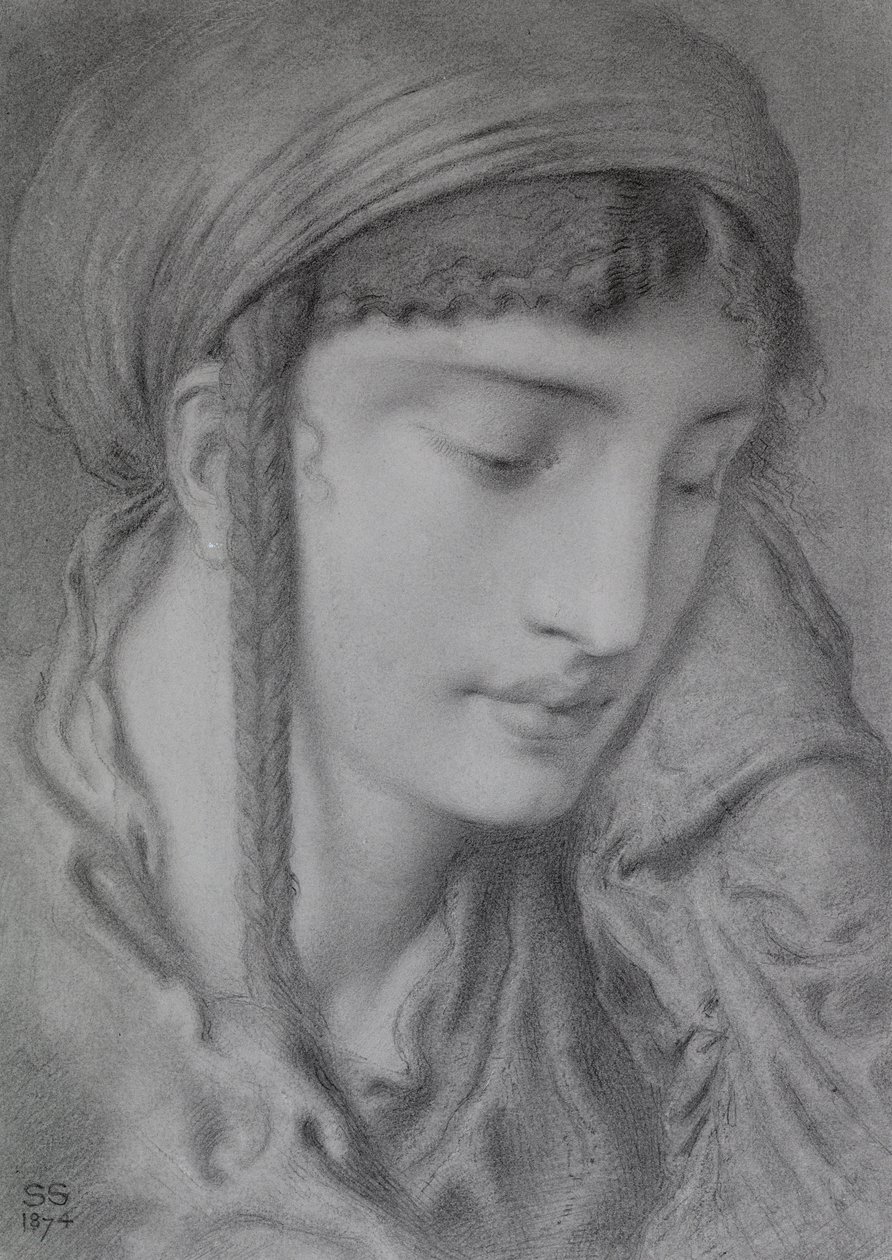 Egy héber lány alkotó: Simeon Solomon