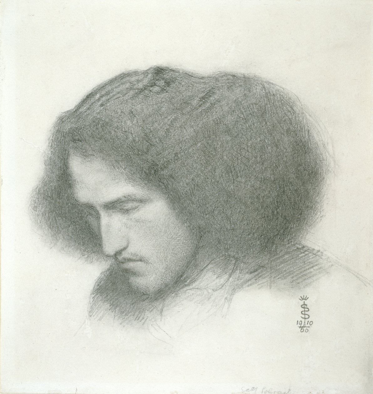 Önarckép alkotó: Simeon Solomon