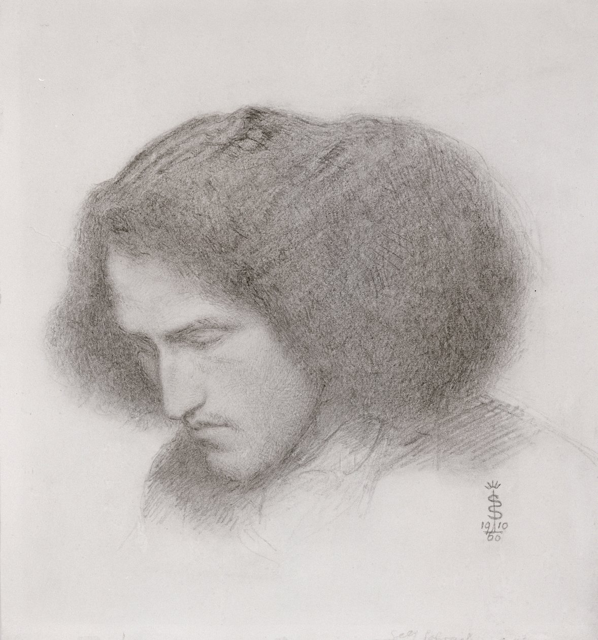Önarckép alkotó: Simeon Solomon