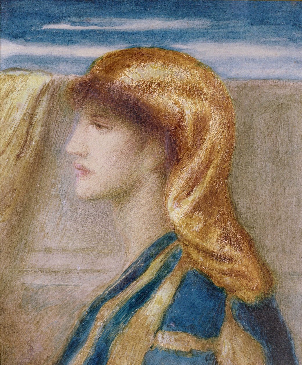 Az arany fejdísz alkotó: Simeon Solomon