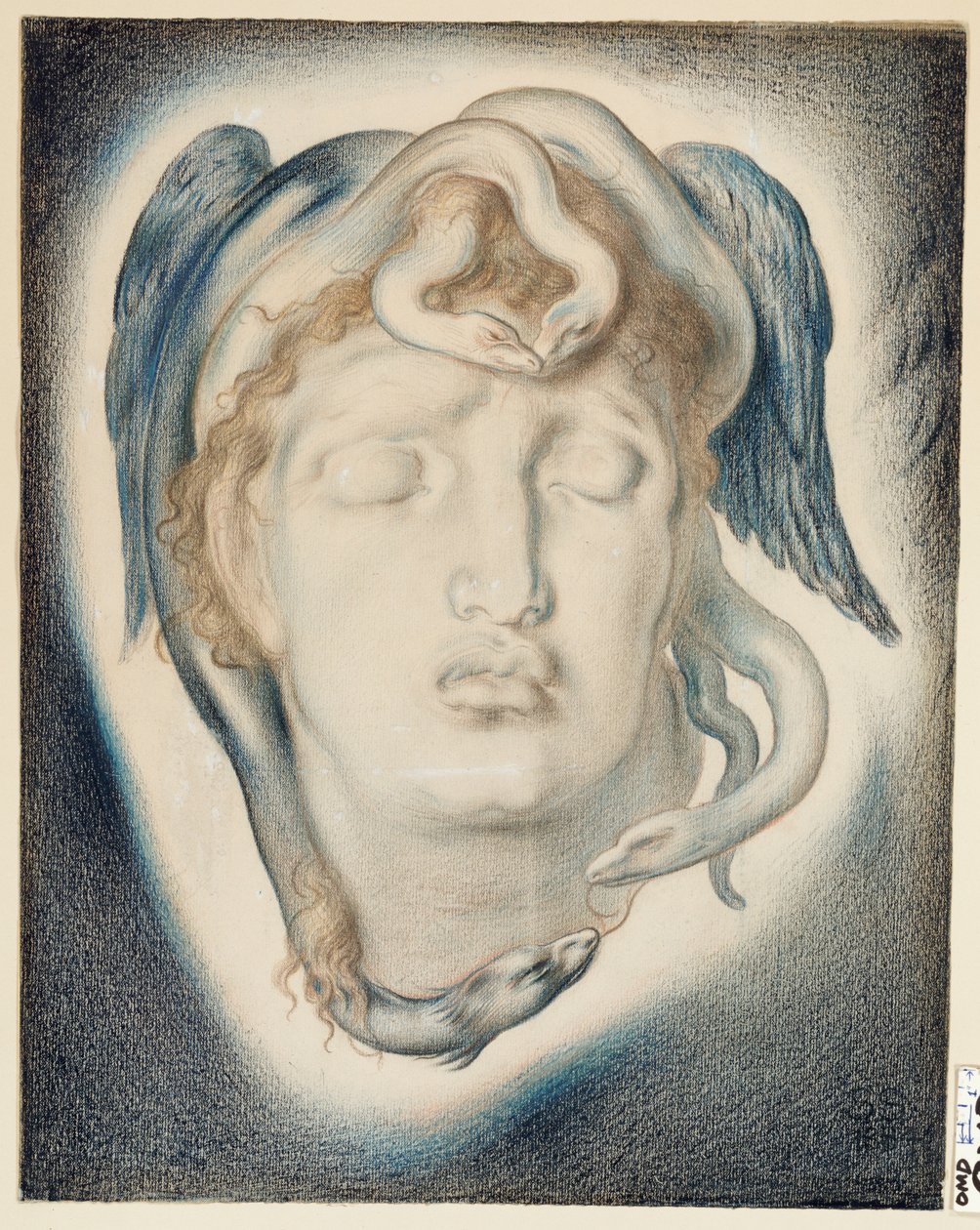 A Medúza feje, 1884 alkotó: Simeon Solomon