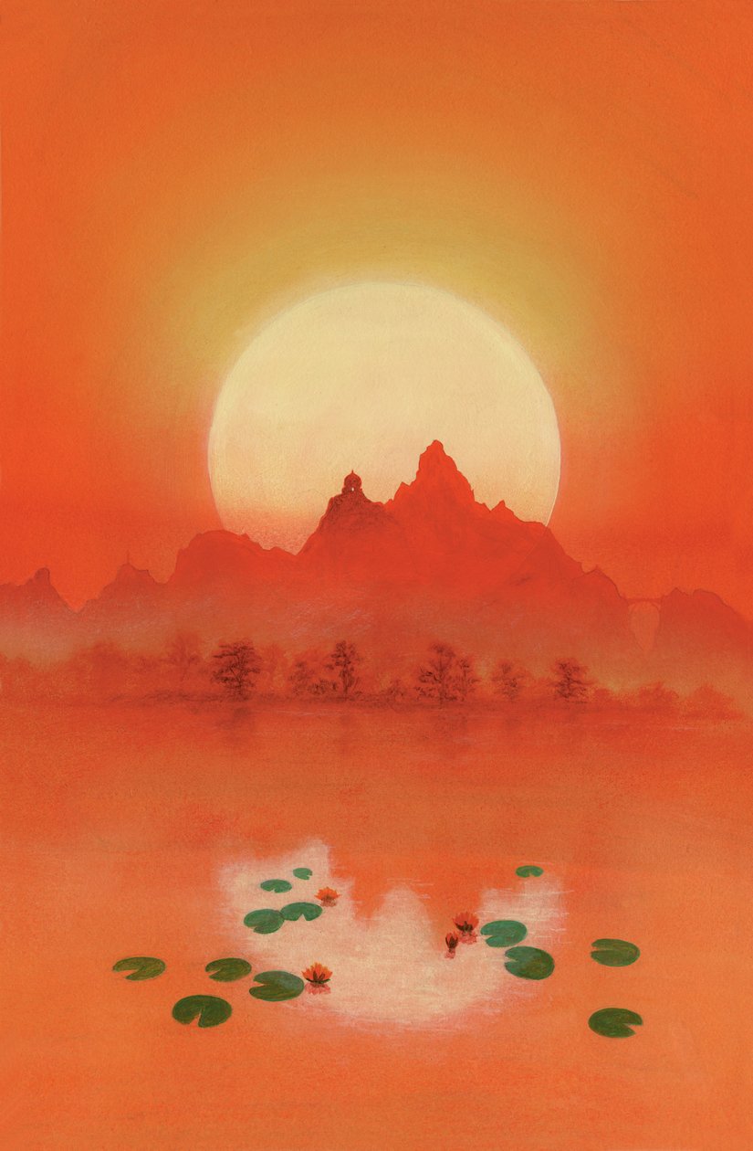 Sunrider (akril vászonra) alkotó: Simon Cook