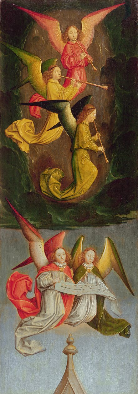 Angyalok kórusa, 1459 (olaj, tölgy) alkotó: Simon Marmion
