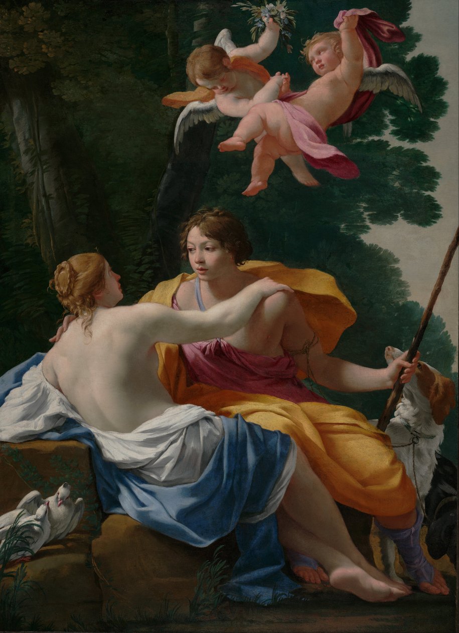 Vénusz és Adonisz alkotó: Simon Vouet