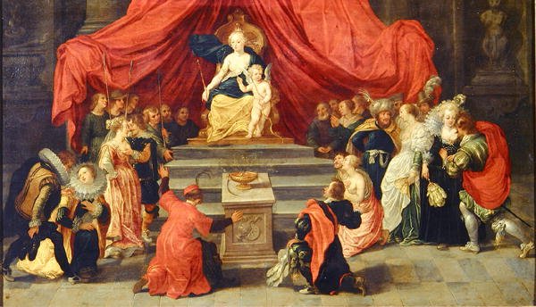 Tisztelet a Vénusz előtt alkotó: Simon de Vos