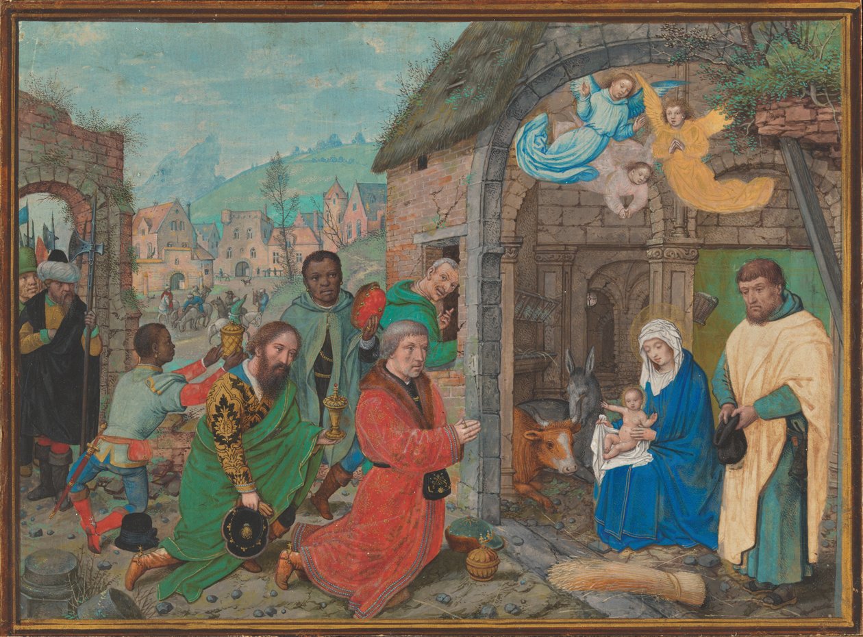 A mágusok imádása alkotó: Simon Bening
