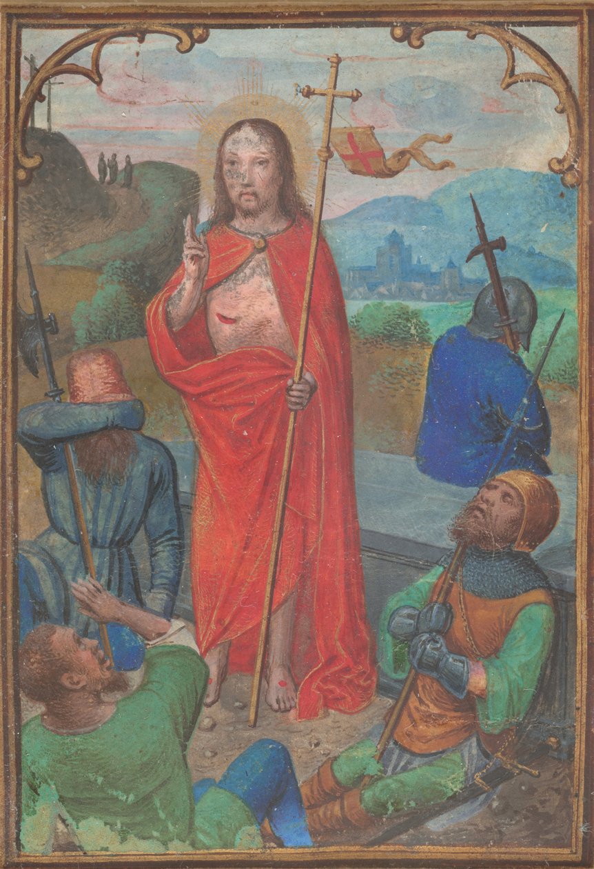 A feltámadás, c. 1530. alkotó: Simon Bening