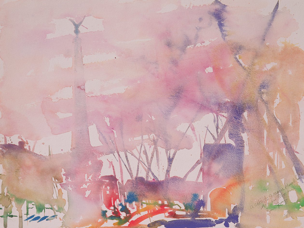 Aix en provence, Franciaország, 2002 (akvarell) alkotó: Simon Fletcher