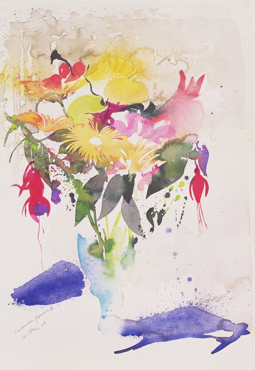 Novemberi virágok II, 2002 (akvarell) alkotó: Simon Fletcher