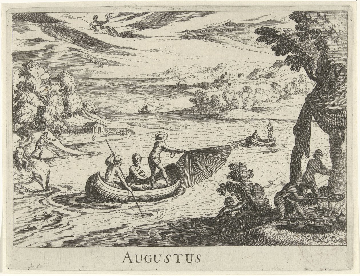 augusztus augusztus (cím az objektumon) Tizenkét hónap (sorozat címe) alkotó: Simon Frisius