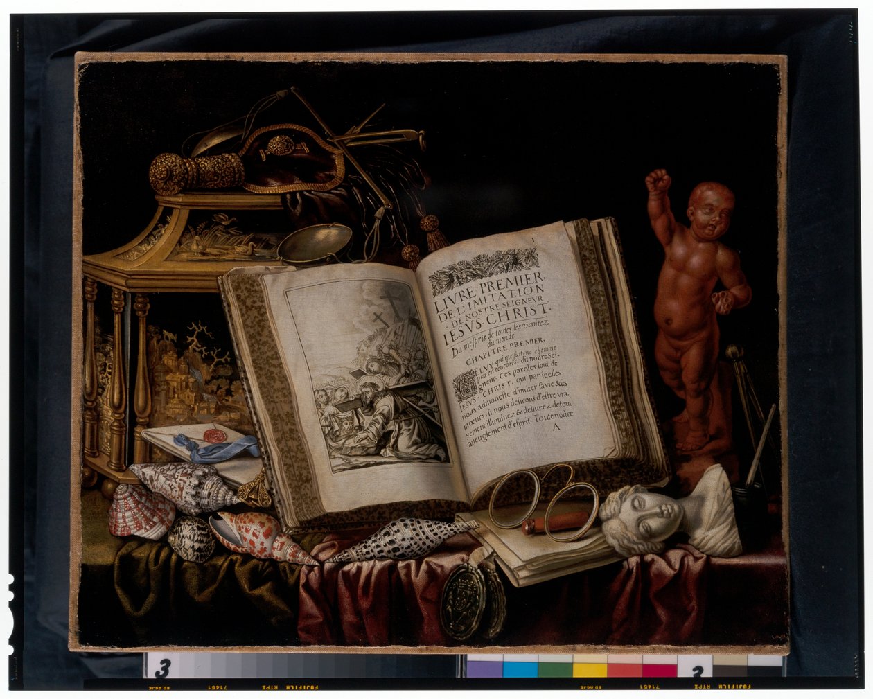 Vanitas csendélet alkotó: Simon Renard de Saint Andre