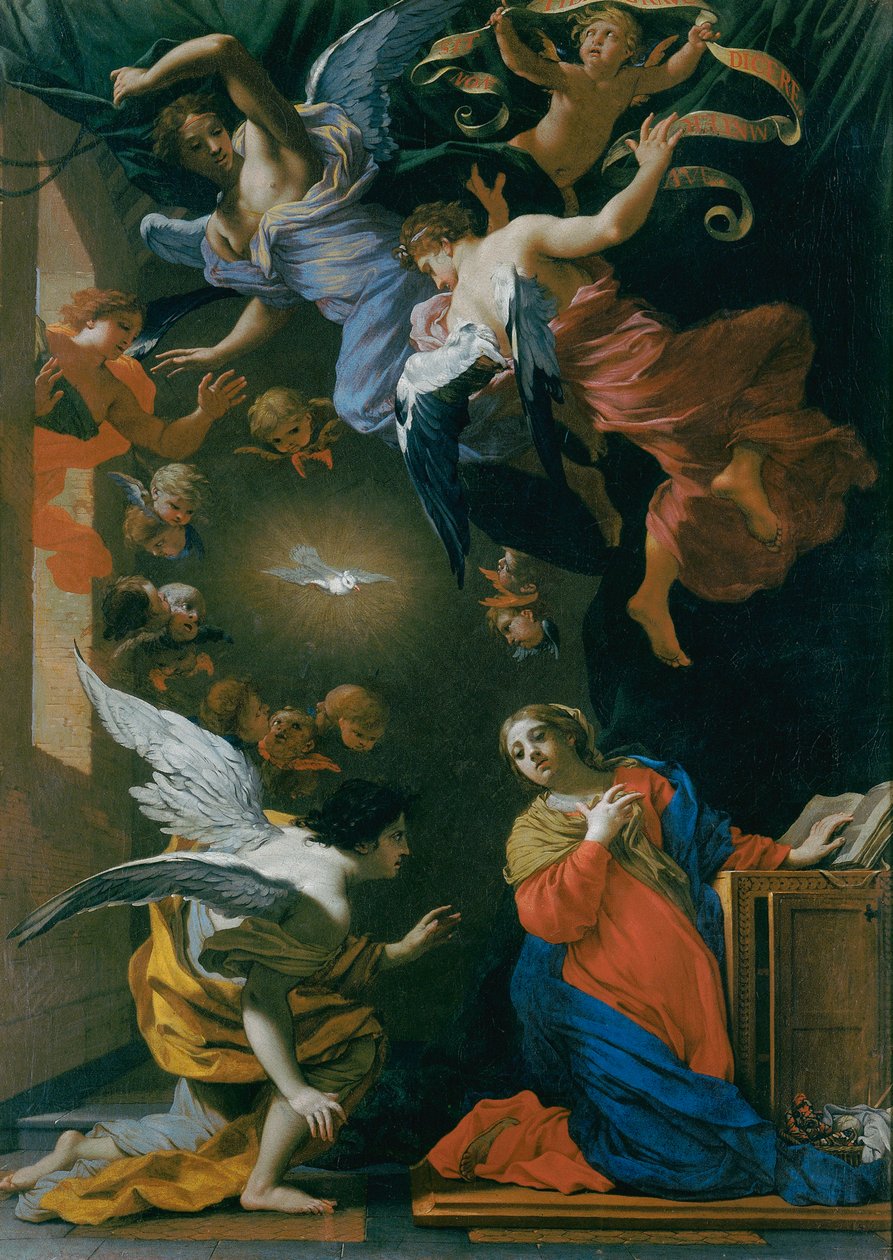Angyali Üdvözlet alkotó: Simon Vouet
