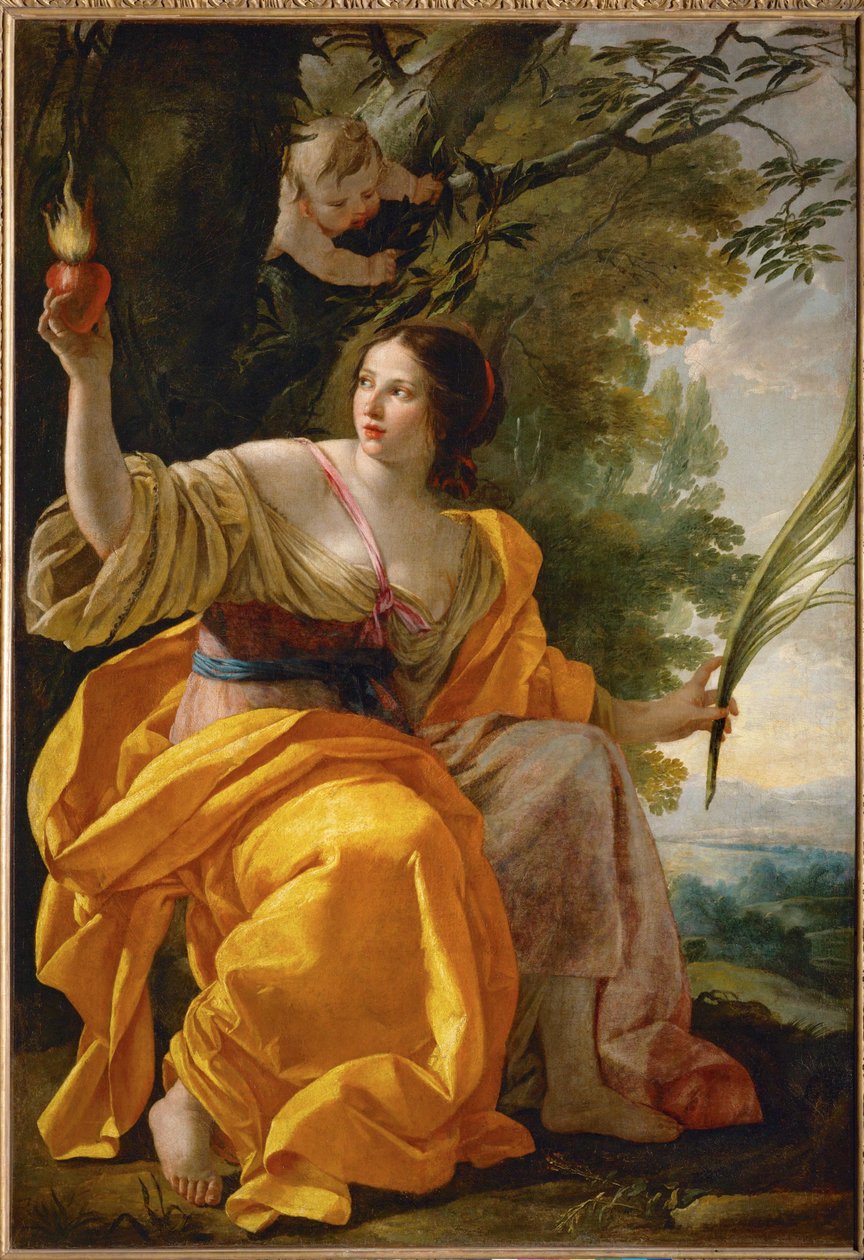 La charite celeste - Mennyei szeretet ... alkotó: Simon Vouet