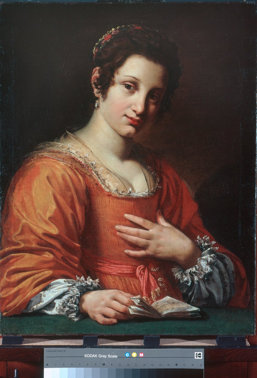 Egy fiatal hölgy portréja alkotó: Simon Vouet